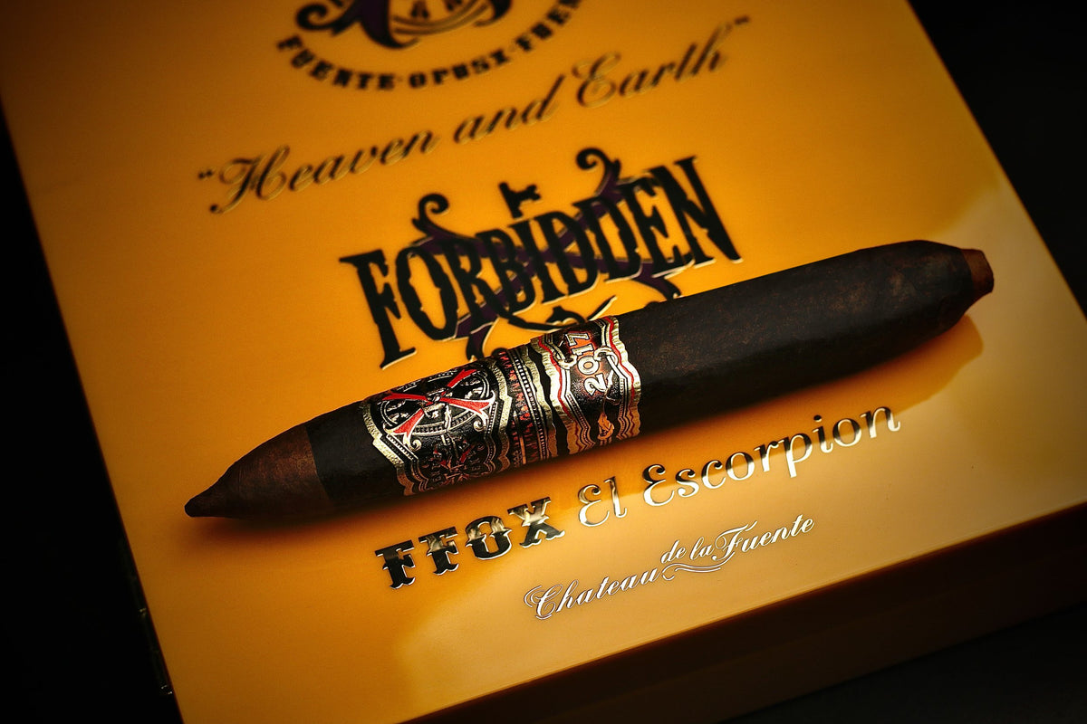 Arturo Fuente Opus X El Escorpion Natural cigar, view 3