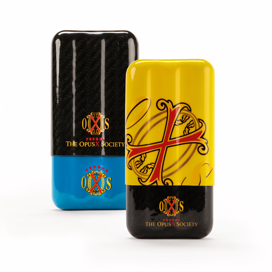 Fuente OpusX Society 3-Cigar Carbon Fiber Case — Sun of a Gun Cigars, Yuma Arizona