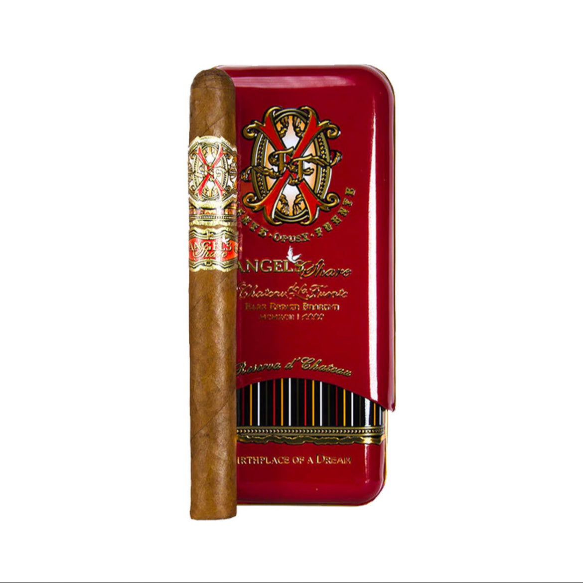 Arturo Fuente Opus X Angel's Share Reserva d'Chateau Tin of 3 — Sun of a Gun Cigars, Yuma Arizona