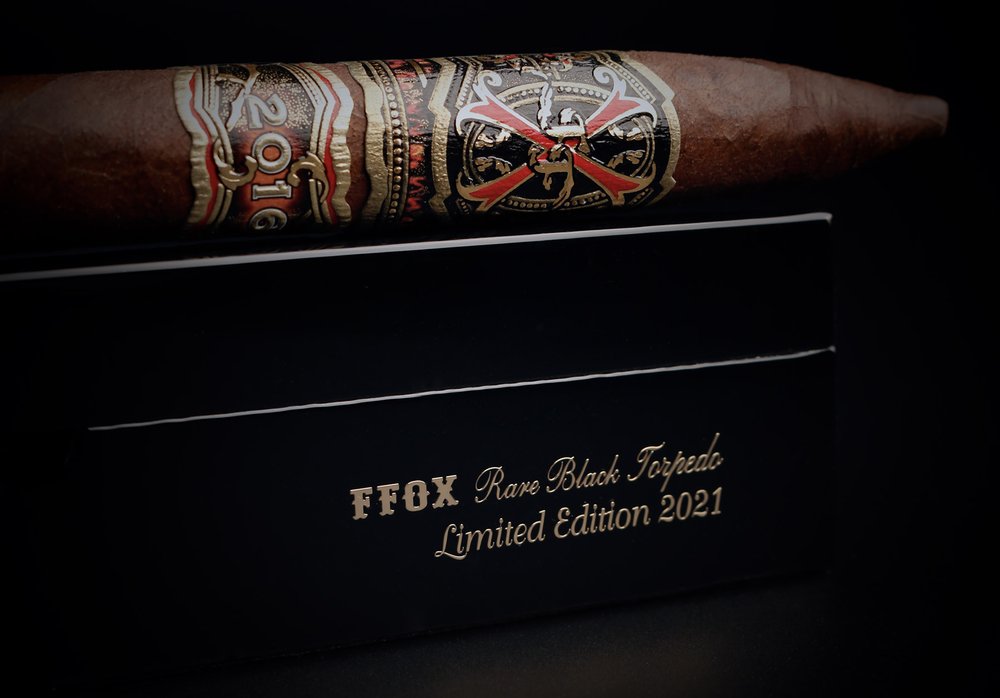 Arturo Fuente Opus X Rare Black Torpedo cigar, view 3