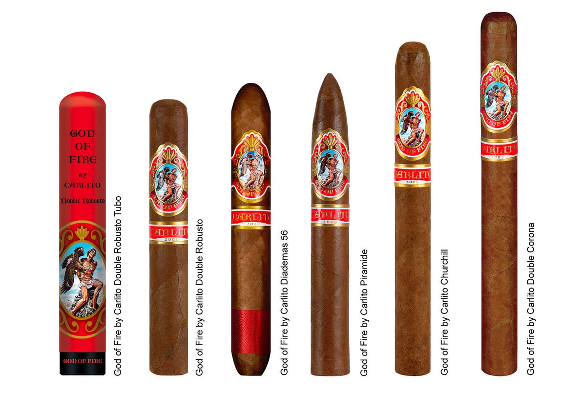 God of Fire by Carlito Piramide cigar, view 2