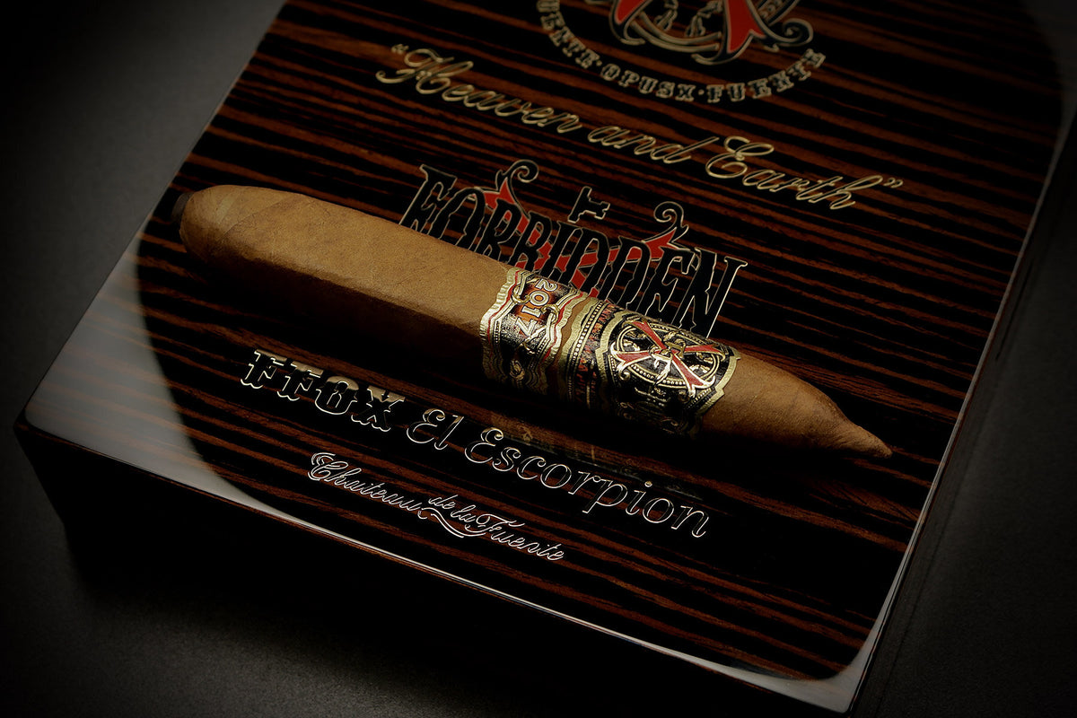 Arturo Fuente Opus X El Escorpion Natural cigar, view 2
