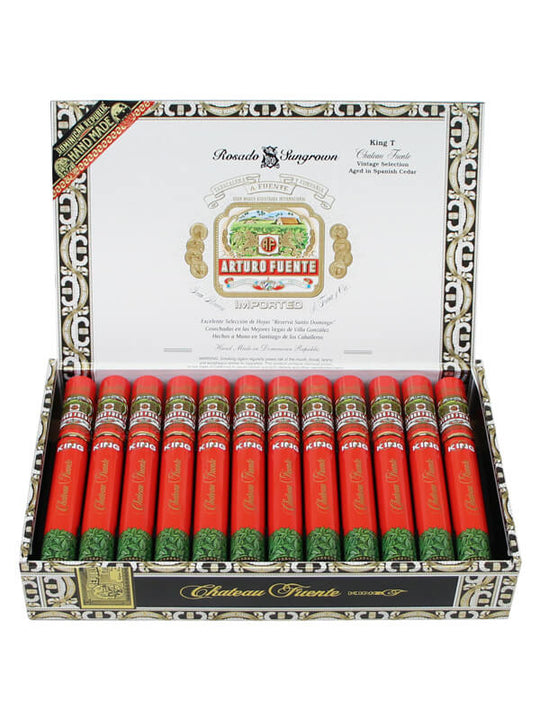 Arturo Fuente Chateau Fuente King T Rosado Sun Grown Tubo cigar