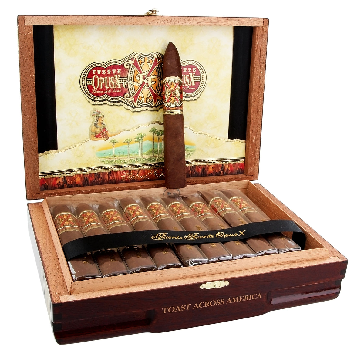 Arturo Fuente Opus X Destino al Siglo Shark, view 2 — Sun of a Gun Cigars, Yuma Arizona