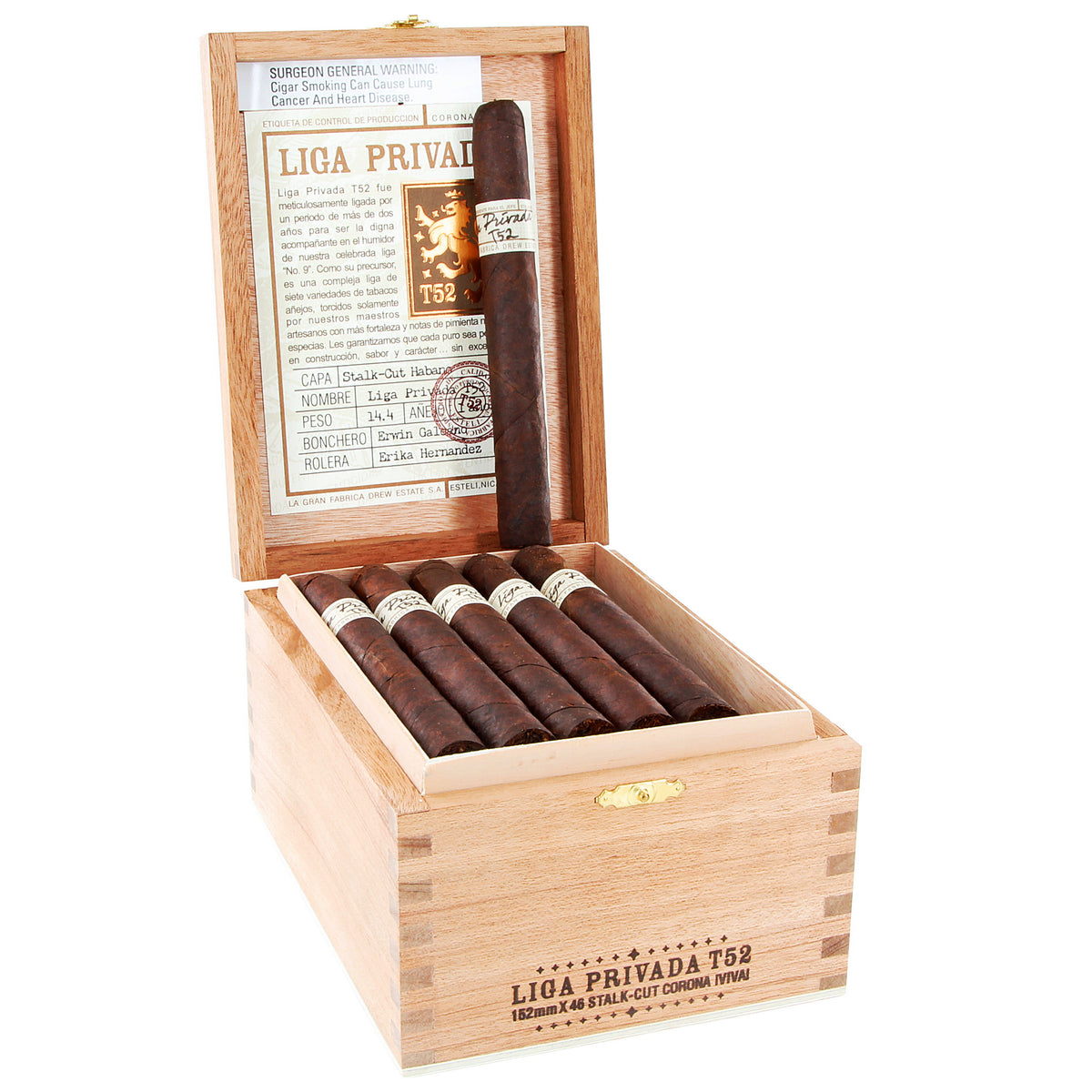 Liga Privada T52 Corona Viva cigar