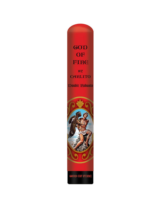 God of Fire by Carlito Double Robusto Tubo cigar