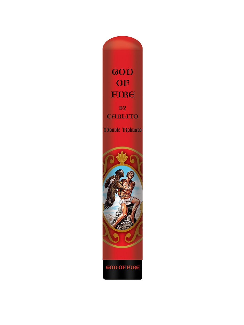 God of Fire by Carlito Double Robusto Tubo cigar