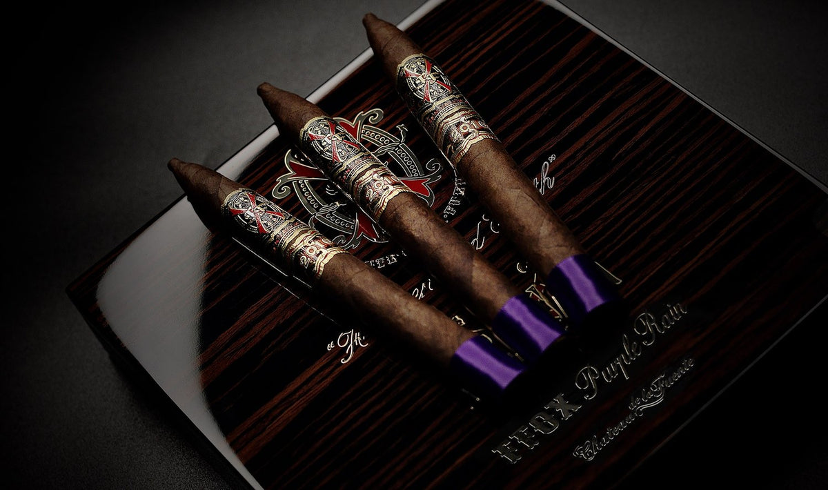 Arturo Fuente Opus X Purple Rain Torpedo cigar, view 3
