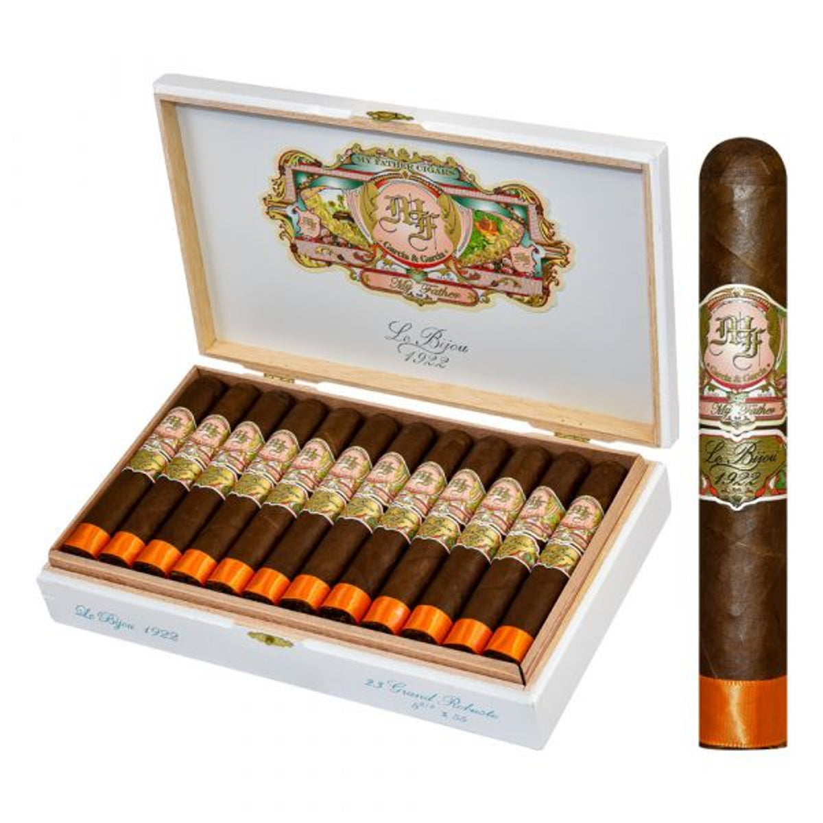 My Father Le Bijou 1922 Box Pressed Torpedo cigar, view 3