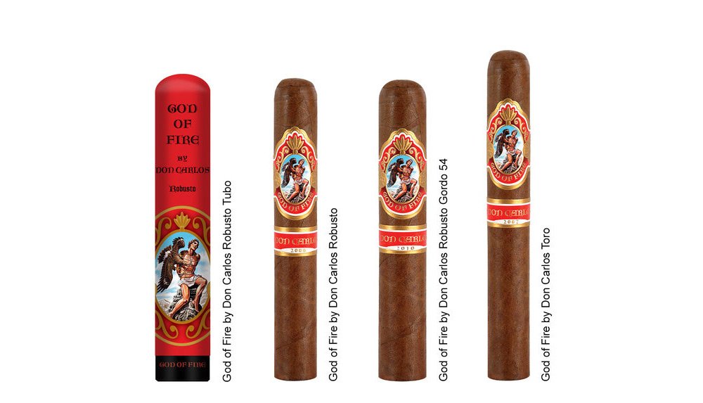 God of Fire by Don Carlos Toro cigar, view 2