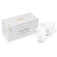 Davidoff Glass Coffee Mug Gift Set of 2