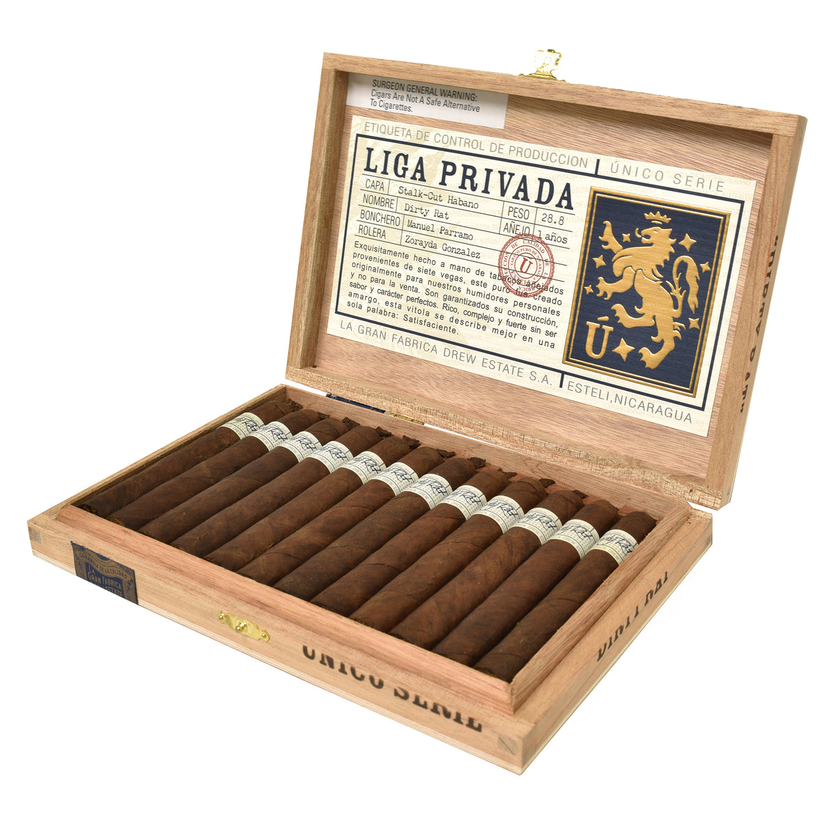 Liga Privada Unico Dirty Rat cigars, Sun of a Gun Yuma