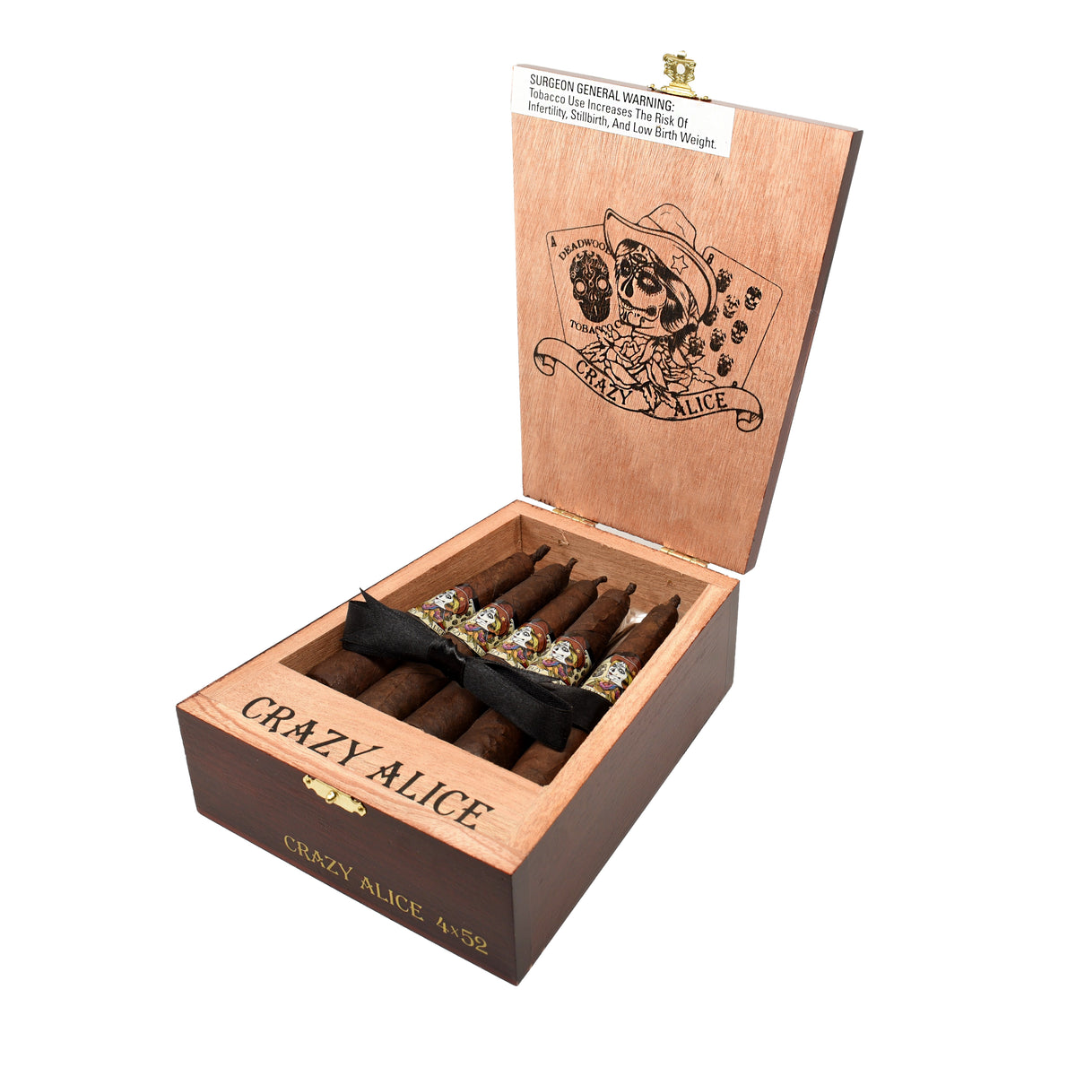 Deadwood Crazy Alice Short Pyramid cigars, Sun of a Gun Yuma