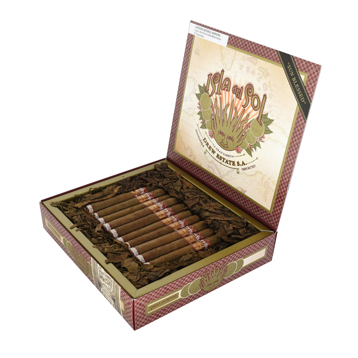 Isla Del Sol Sungrown Gran Corona cigars, Sun of a Gun Yuma