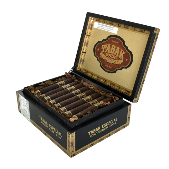 Tabak Especial Negra Robusto cigars, Sun of a Gun Yuma