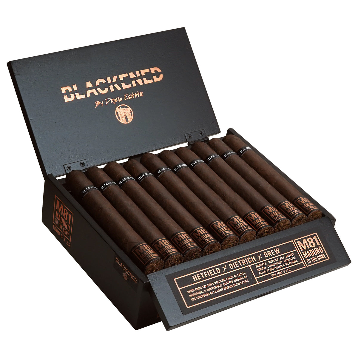 Blackened Toro cigars, Sun of a Gun Yuma