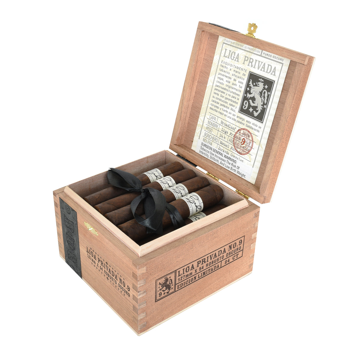 Liga Privada No. 9 Robusto cigars, Sun of a Gun Yuma
