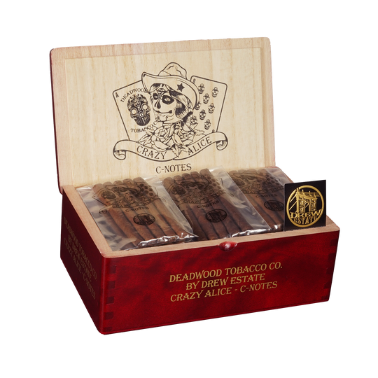 Deadwood Crazy Alice C-Notes cigars, Sun of a Gun Yuma