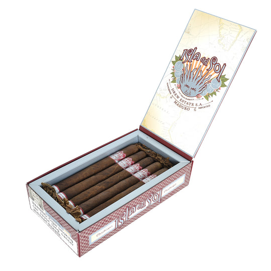 Isla Del Sol Maduro Churchill cigars, Sun of a Gun Yuma