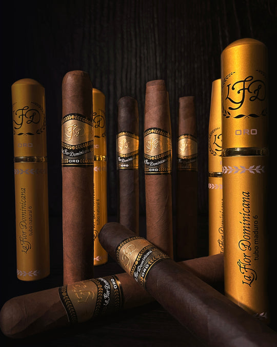 La Flor Dominicana Oro Chisel Tubo cigar — Sun of a Gun Cigars, Yuma Arizona