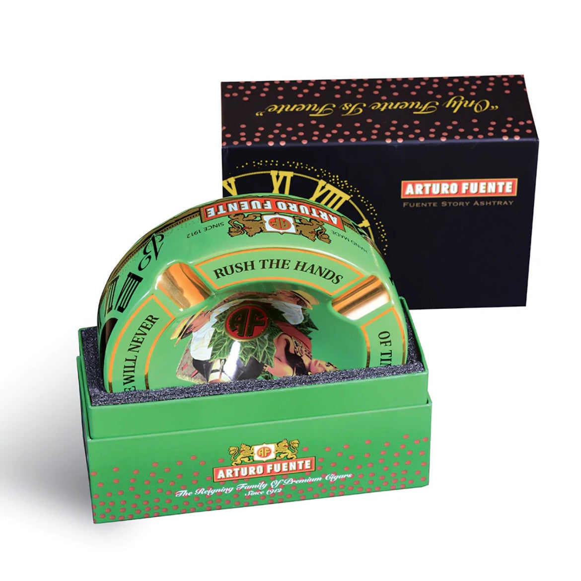 Arturo Fuente Hands of Time ashtray — Sun of a Gun Cigars, Yuma Arizona