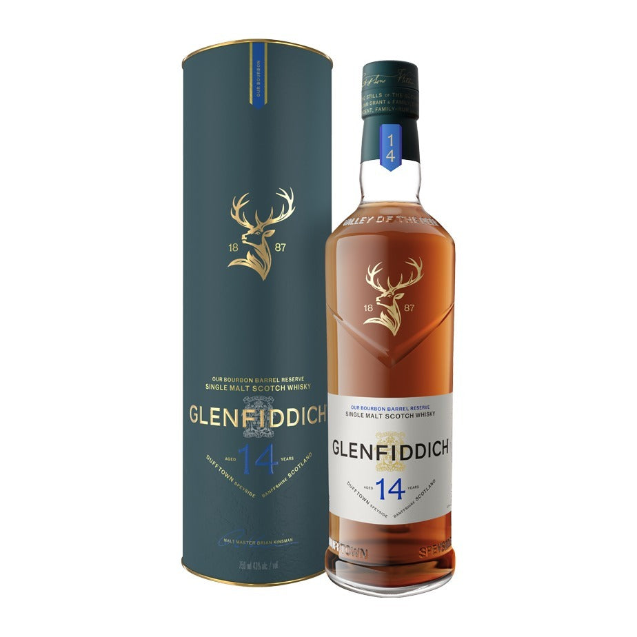Glenfiddich 14 Year Bourbon Barrel Reserve Scotch Whisky — Sun of a Gun Cigars, Yuma Arizona