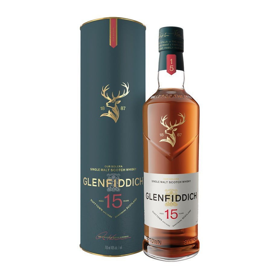 Glenfiddich 15 Year Solera Scotch Whisky — Sun of a Gun Cigars, Yuma Arizona