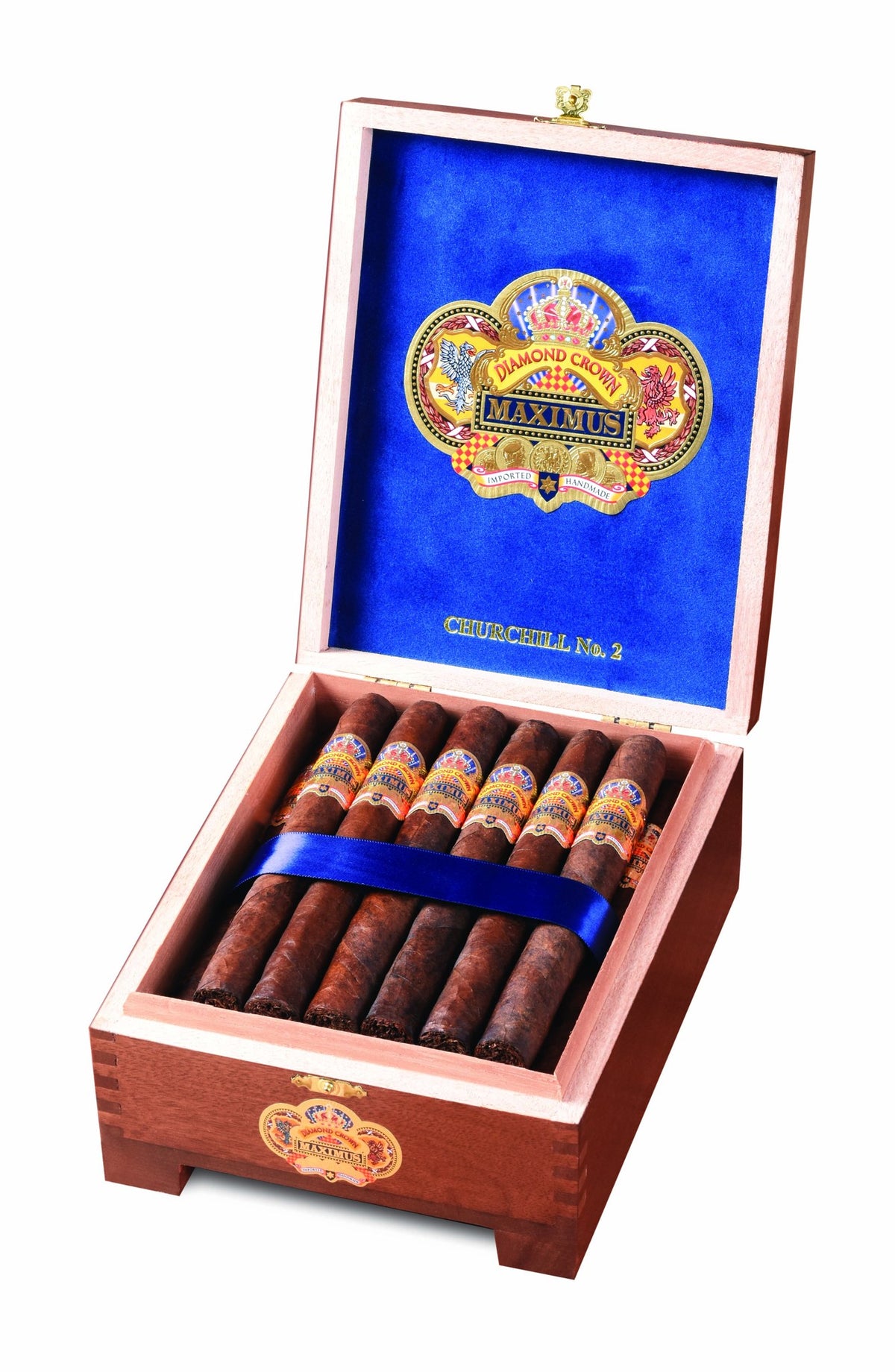Diamond Crown Maximus Churchill No. 2 cigar, open box