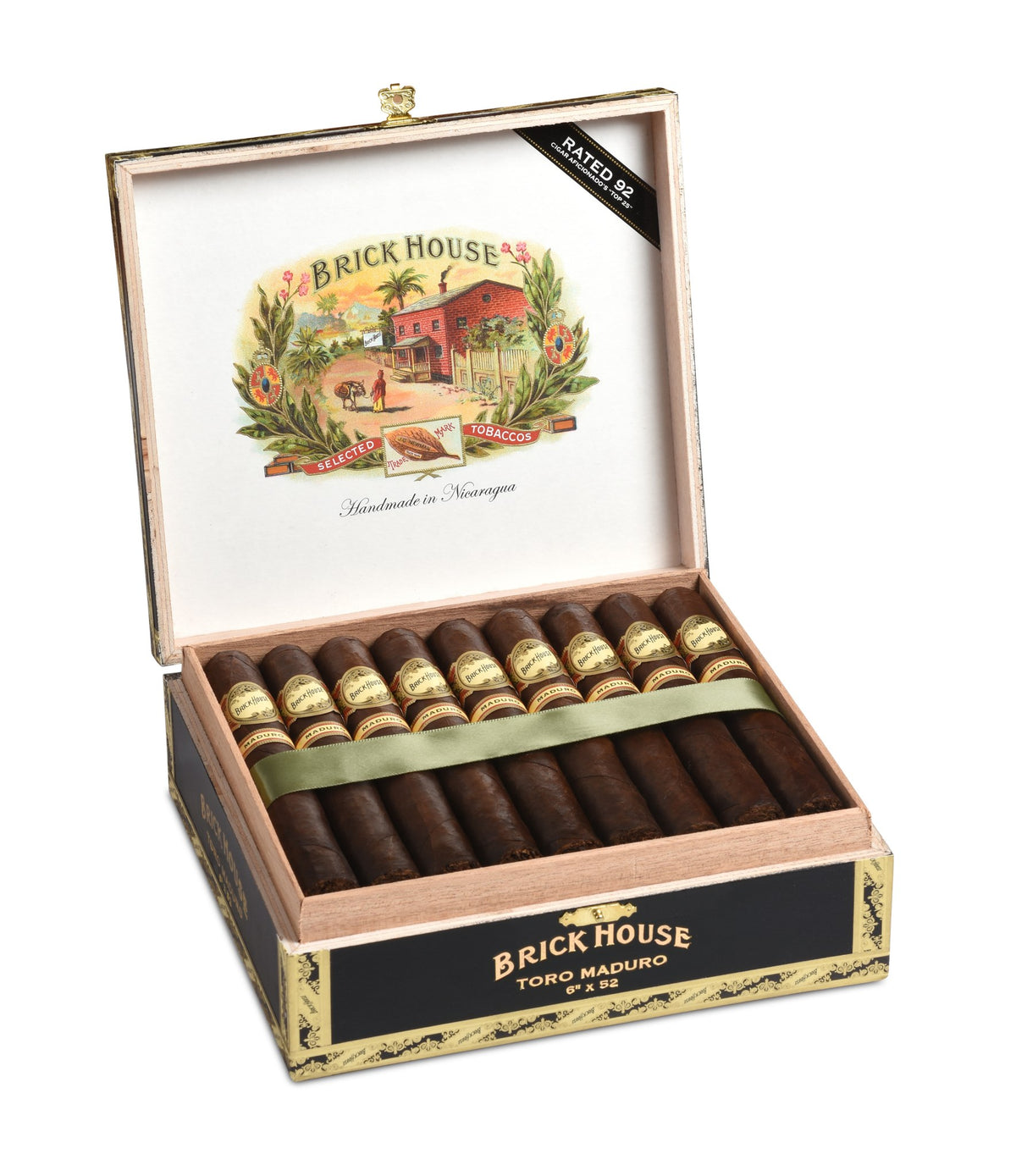 Brick House Maduro Toro cigar, open box