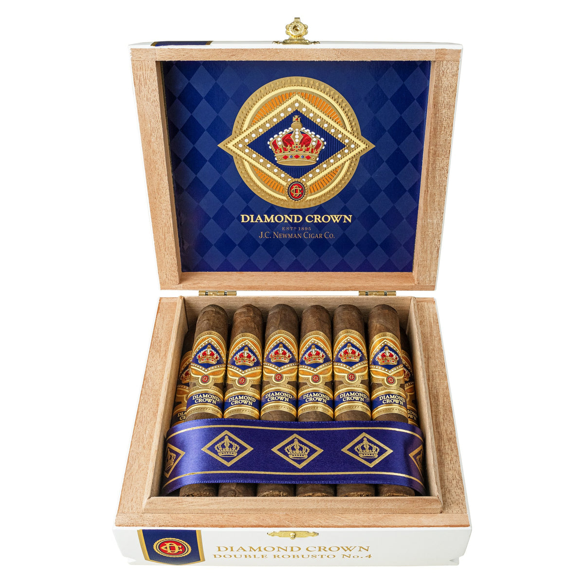 Diamond Crown Classic Double Robusto No. 4 Maduro cigar, open box
