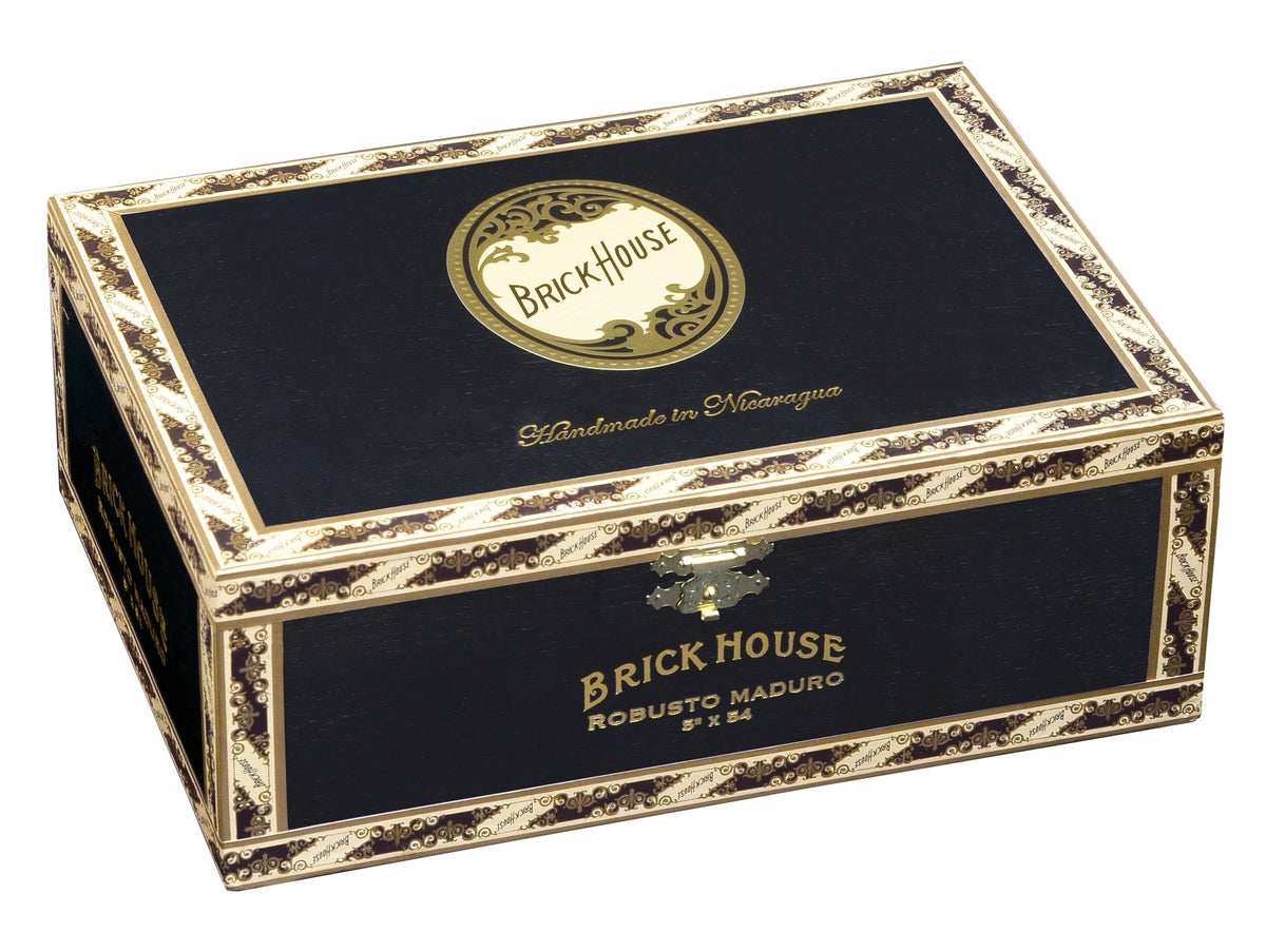 Brick House Maduro Robusto cigar, box