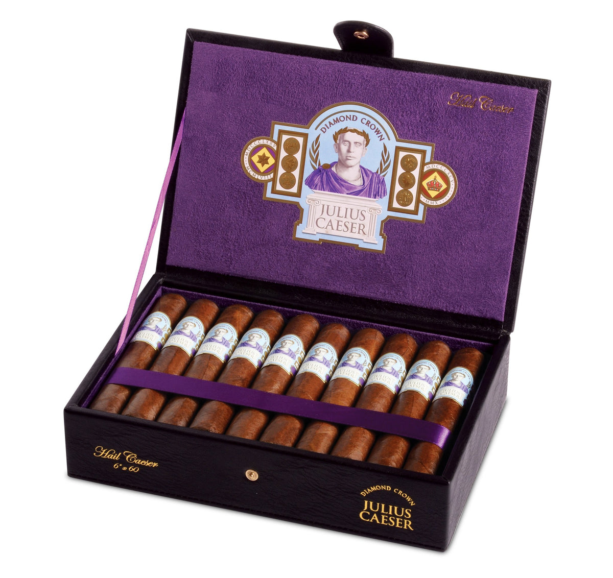 Diamond Crown Julius Caeser Hail Caeser cigar, open box
