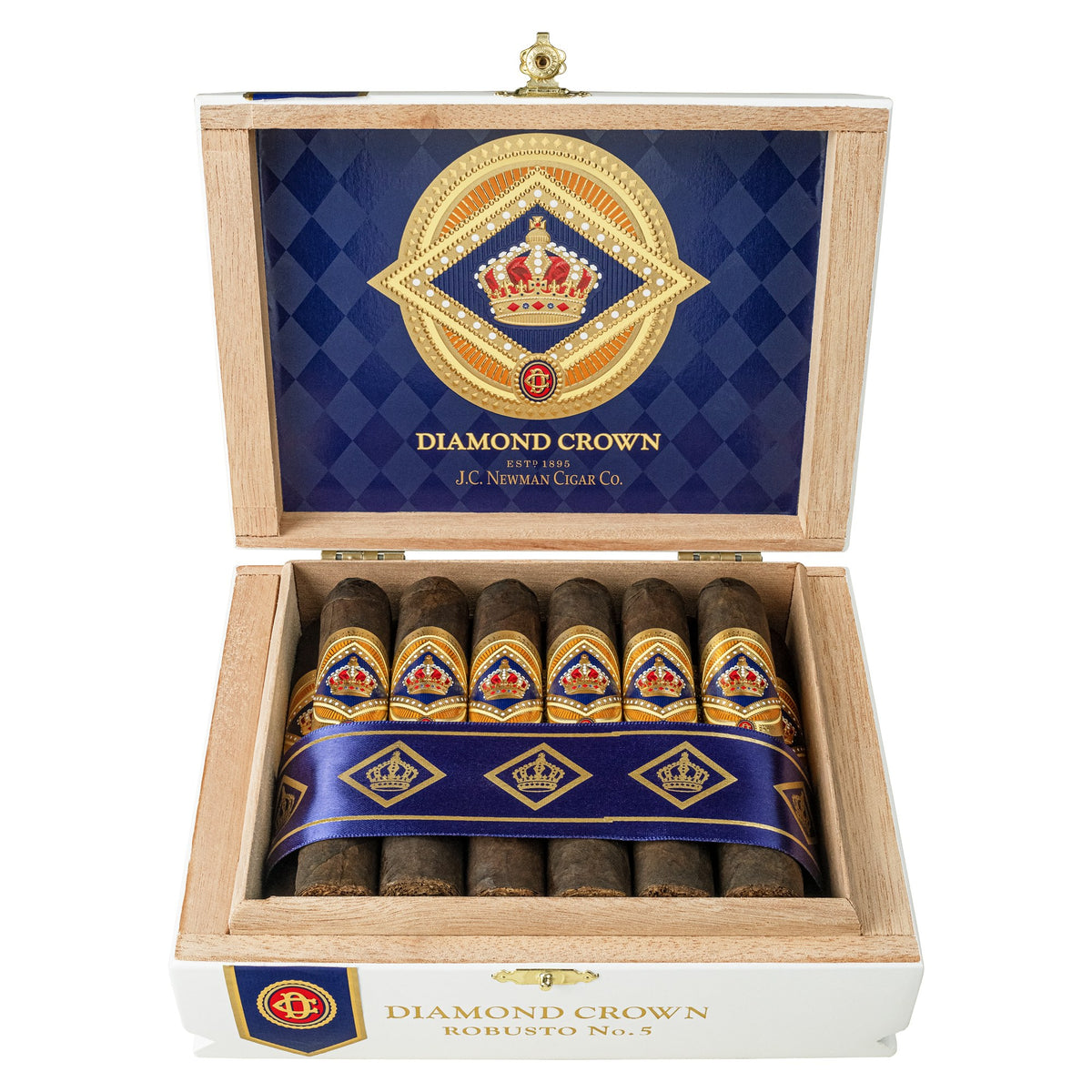 Diamond Crown Classic Robusto No. 5 Maduro cigar, open box