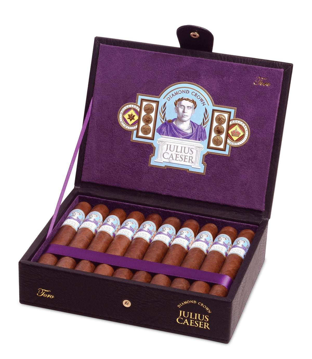 Diamond Crown Julius Caeser Toro cigar, open box