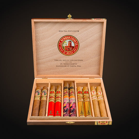 J.C. Newman El Reloj Collection, sampler box with assorted cigars — Sun of a Gun Cigars & Spirits, Yuma Arizona