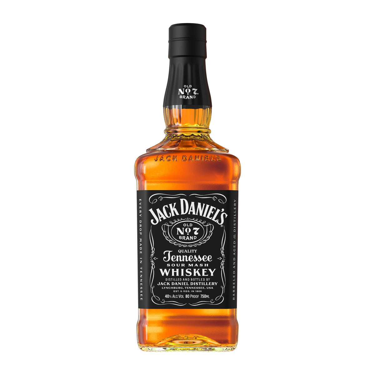Jack Daniel's Black American Whiskey — Sun of a Gun Cigars, Yuma Arizona