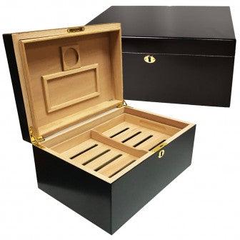 Humidor Supreme Milano II 100-Cigar Humidor — Sun of a Gun Cigars, Yuma Arizona