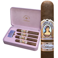 La Aroma de Cuba Noblesse Gift Set — S.T. Dupont Lighter & 4 Cigars