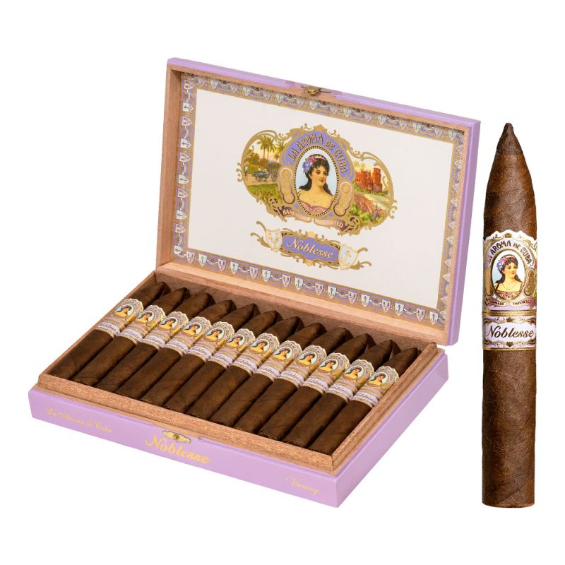 La Aroma de Cuba Noblesse Viceroy Torpedo cigar — Sun of a Gun Cigars, Yuma Arizona
