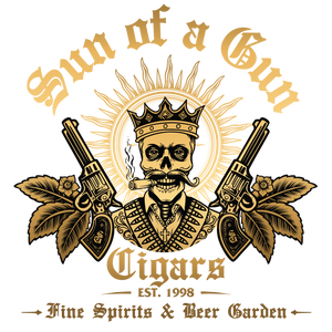 Sun of a Gun Cigars & Spirits logo