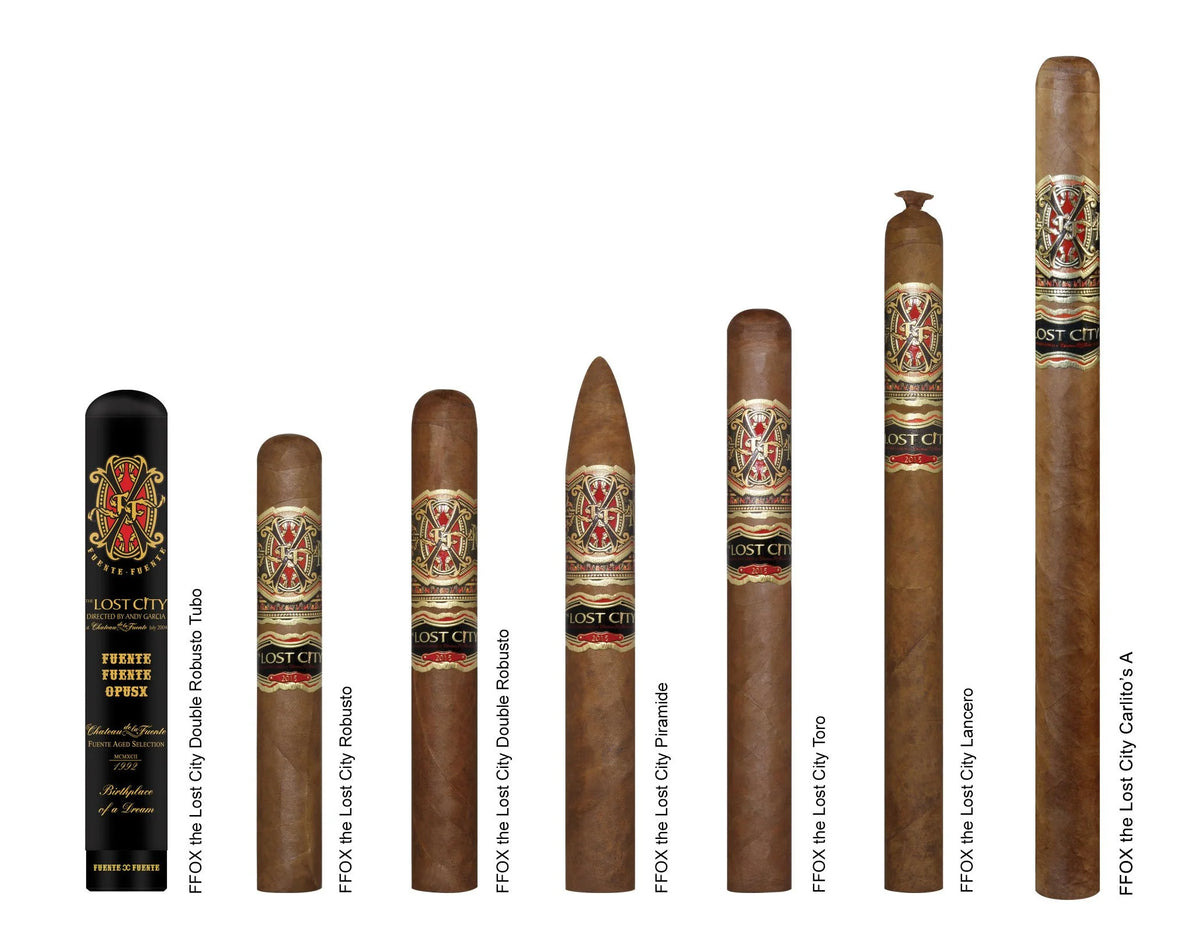 Opus X Lost City cigars and names