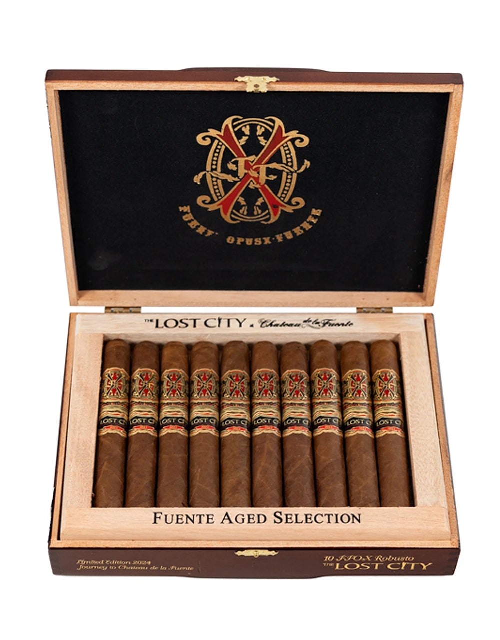 Arturo Fuente Opus X Lost City Robusto cigar box