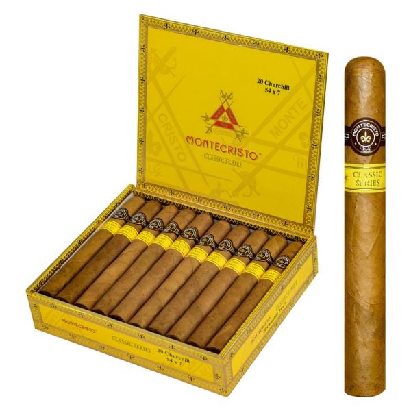Montecristo Classic Churchill cigar — Sun of a Gun Cigars, Yuma Arizona