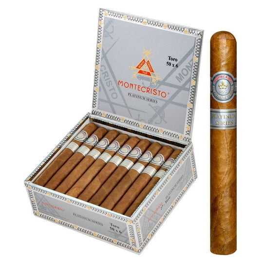 Montecristo Platinum Toro cigar — Sun of a Gun Cigars, Yuma Arizona