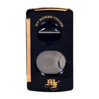 My Father Triple Cutter Blue Carbon Fiber with Gift Box