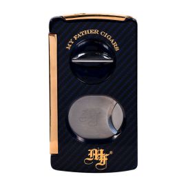 My Father Triple Cutter Blue Carbon Fiber with Gift Box — Sun of a Gun Cigars, Yuma Arizona