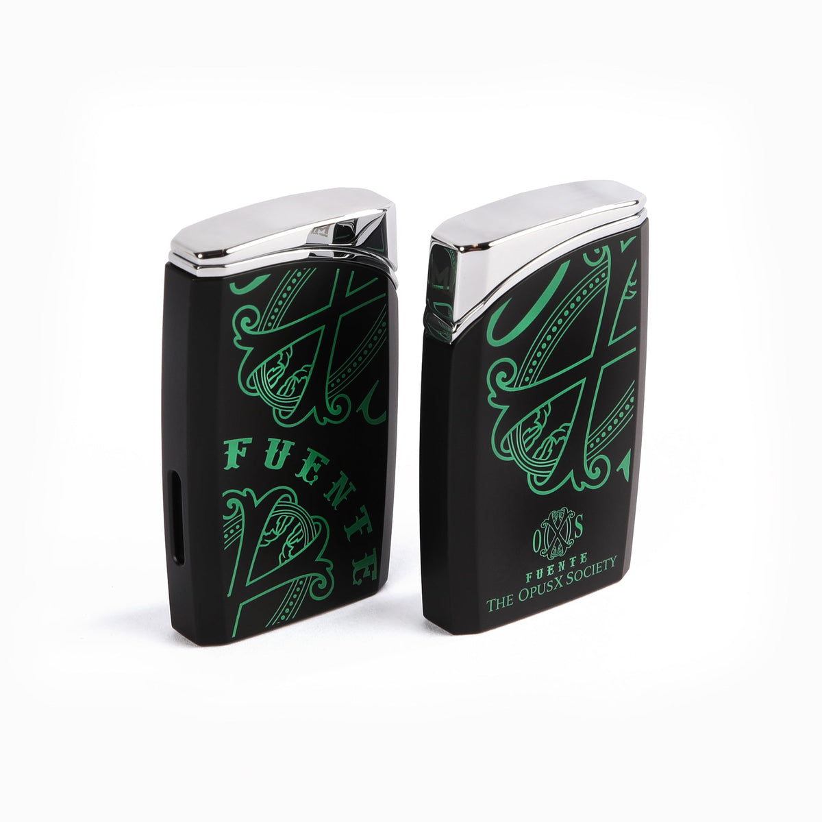 Opus Society J30 Matte Green Lighter — Sun of a Gun Cigars, Yuma Arizona