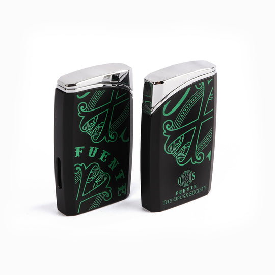 Opus Society J30 Matte Green Lighter — Sun of a Gun Cigars, Yuma Arizona