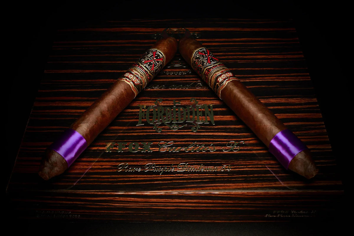 Arturo Fuente Opus X Carlito's X Rare Purple Diadema 54 — Sun of a Gun Cigars, Yuma Arizona