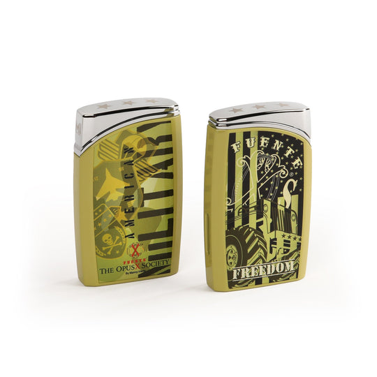 OpusX Society Freedom J30 Lighter — Sun of a Gun Cigars, Yuma Arizona